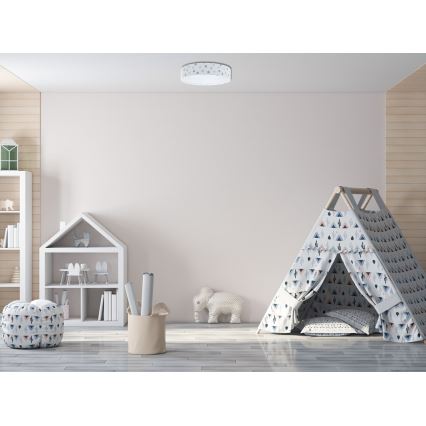 LED Dziecięca lampa sufitowa GALAXY KIDS LED/24W/230V kolorowe kropki