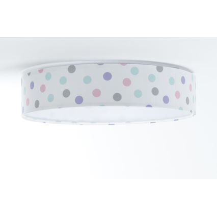 LED Dziecięca lampa sufitowa GALAXY KIDS LED/24W/230V kolorowe kropki