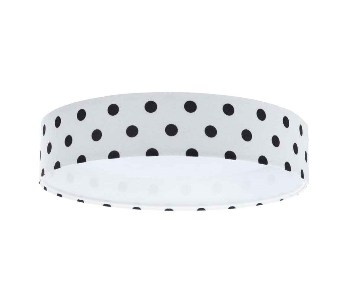 LED Lampa sufitowa GALAXY KIDS LED/24W/230V kropki biało-czarna