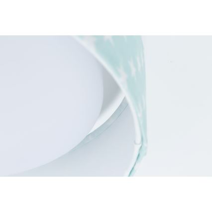 LED Dziecięca lampa sufitowa GALAXY KIDS LED/24W/230V gwiazdki zielono-biała