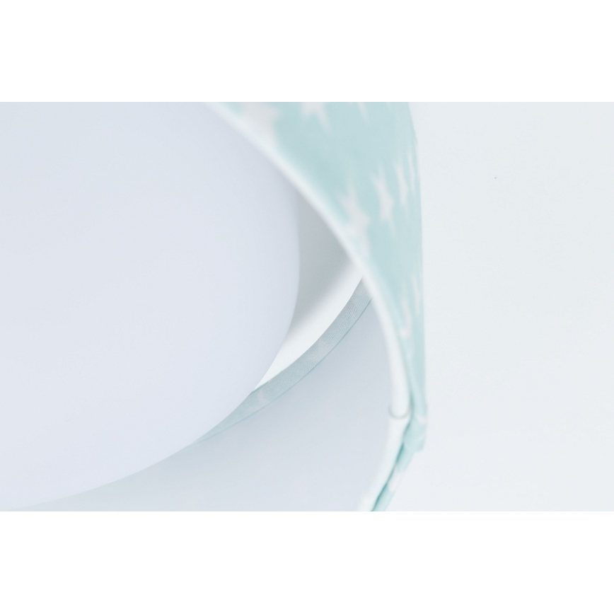 LED Dziecięca lampa sufitowa GALAXY KIDS LED/24W/230V gwiazdki zielono-biała
