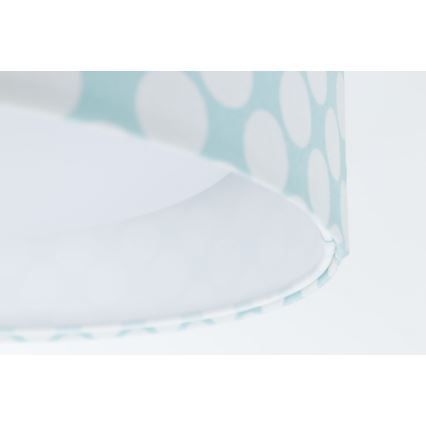 LED Dziecięca lampa sufitowa GALAXY KIDS LED/24W/230V zielono-biała w kropki