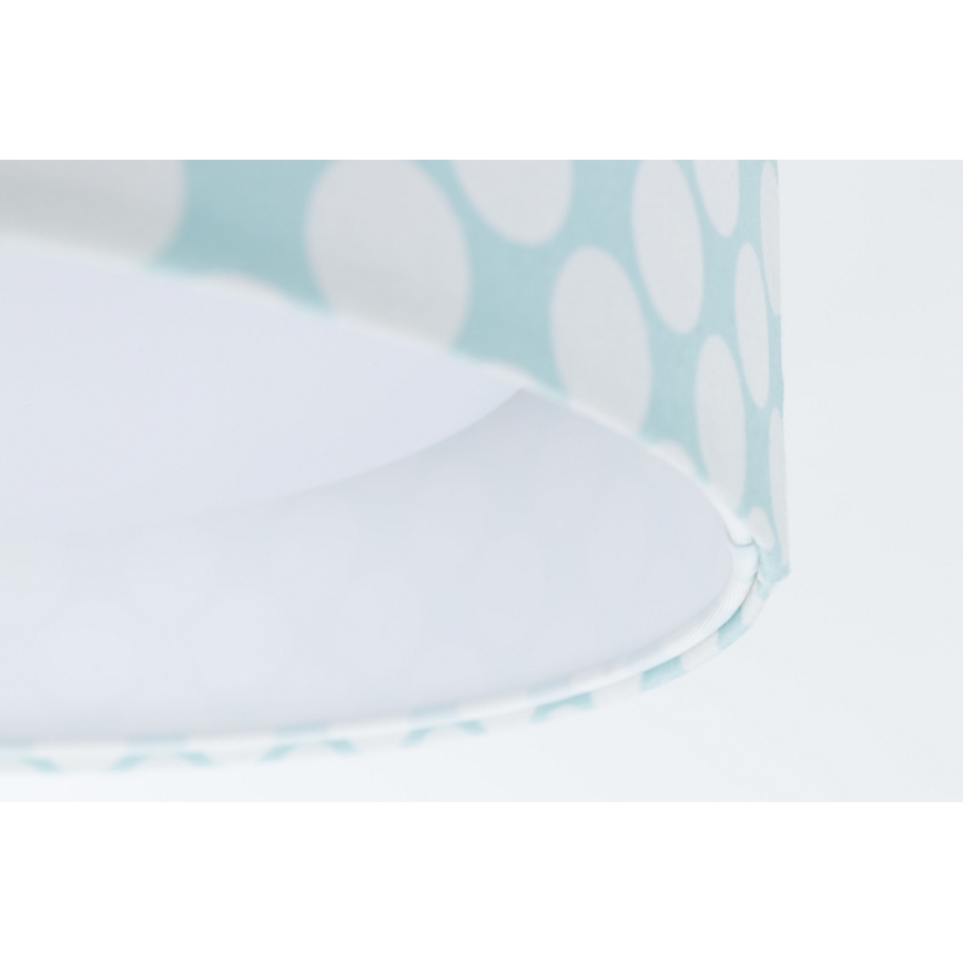 LED Dziecięca lampa sufitowa GALAXY KIDS LED/24W/230V zielono-biała w kropki