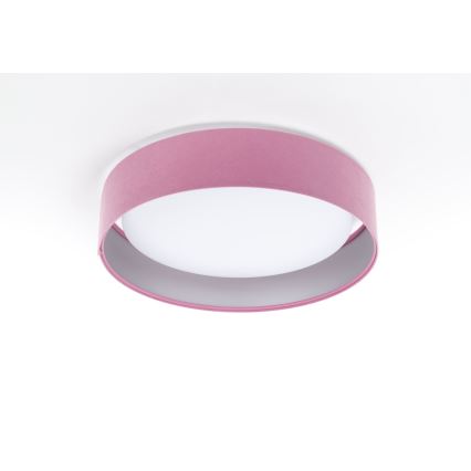 LED Lampa sufitowa GALAXY LED/24W/230V śr. 44 cm różowo-srebrna