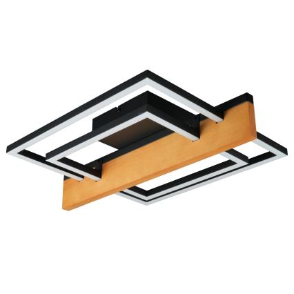 LED lampa sufitowa LARYSA LED/23W/230V 35x45 sosna