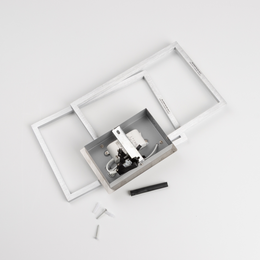 LED Lampa sufitowa LED/17W/230V matowy chrom