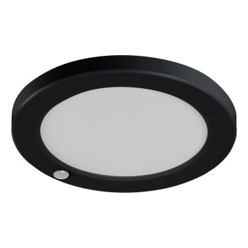 LED Lampa sufitowa/podwieszana z czujnikiem ruchu 2w1 ERGA LED/17W/230V 3000/4000/6500K czarna