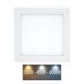 LED Lampa sufitowa RAFA LED/12W/230V 3000/4000/6000K 17x17 cm biała