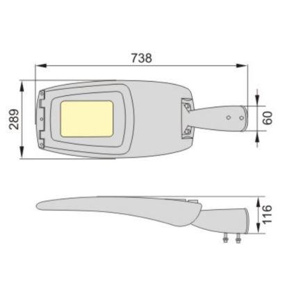 LED Lampa uliczna ADQUEN PLUS LED/100W/230V IP66