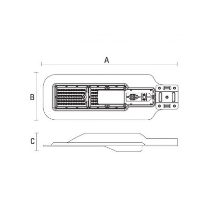 LED Lampa uliczna LED/60W/230V IP65