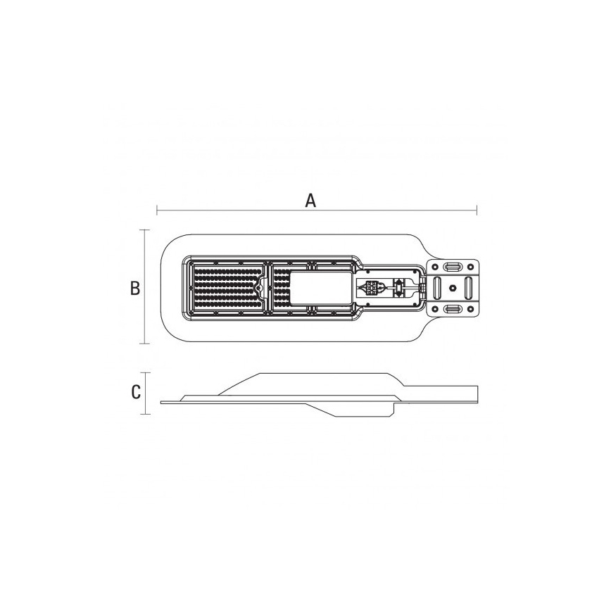 LED Lampa uliczna LED/60W/230V IP65