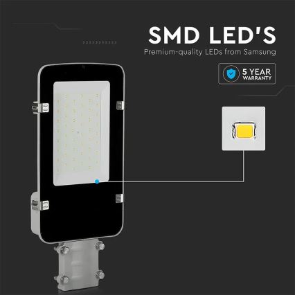 LED Lampa uliczna SAMSUNG CHIP LED/30W/230V 4000K IP65