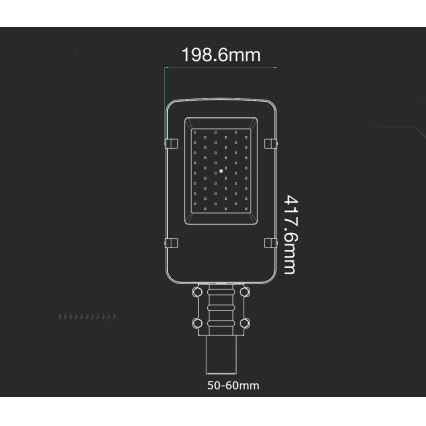 LED Lampa uliczna SAMSUNG CHIP LED/30W/230V 4000K IP65