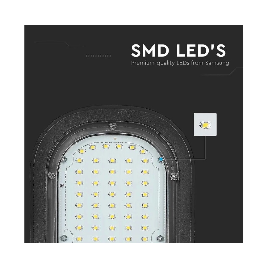 LED Lampa uliczna SAMSUNG CHIP LED/50W/230V 6400K IP65