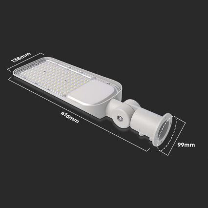 LED Lampa uliczna z czujnikiem SAMSUNG CHIP LED/30W/230V 6500K IP65