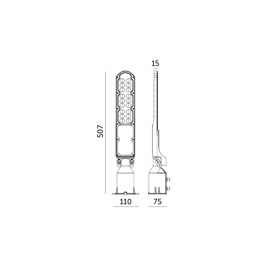 LED Lampa uliczna z czujnikiem zmierzchu CYOTO LED/50W/230V IP65 4000K