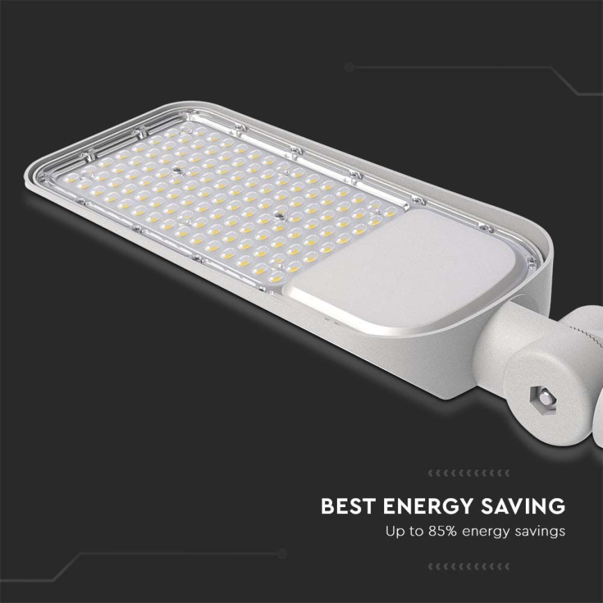 LED Lampa uliczna z czujnikiem zmierzchu SAMSUNG CHIP LED/100W/230V 6500K IP65 szary