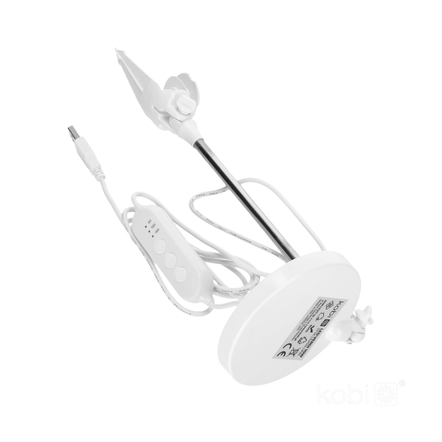 LED Lampa wewnętrzna do uprawy roślin LED/10W/5V 3200K