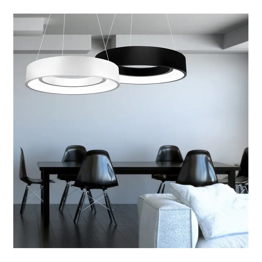 LED lampa wisząca BODO 1xLED/20W/230V czarna