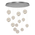 LED Lampa wisząca CREMONA 13xLED/5W/230V 3000K matowy chrom