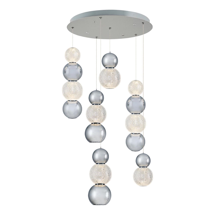 LED Lampa wisząca CREMONA LED/34W/230V 3000K matowy chrom