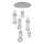 LED Lampa wisząca CREMONA LED/34W/230V 3000K matowy chrom