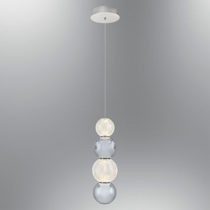 LED Lampa wisząca CREMONA LED/7W/230V 3000K matowy chrom