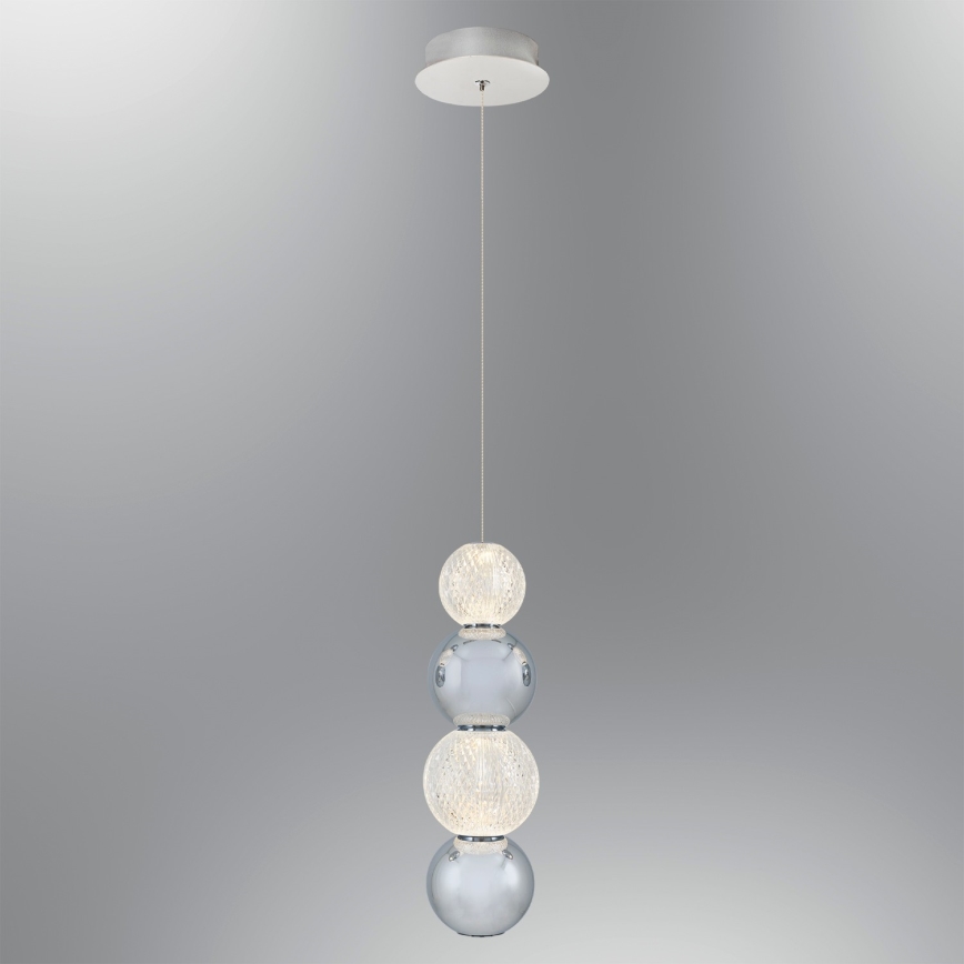 LED Lampa wisząca CREMONA LED/7W/230V 3000K matowy chrom