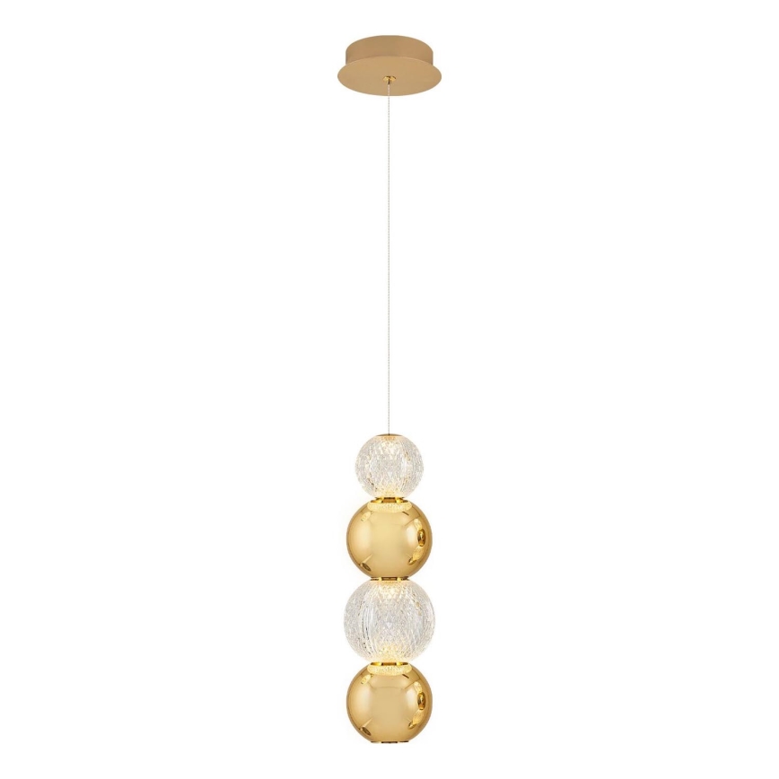 LED Lampa wisząca CREMONA LED/7W/230V 3000K złota