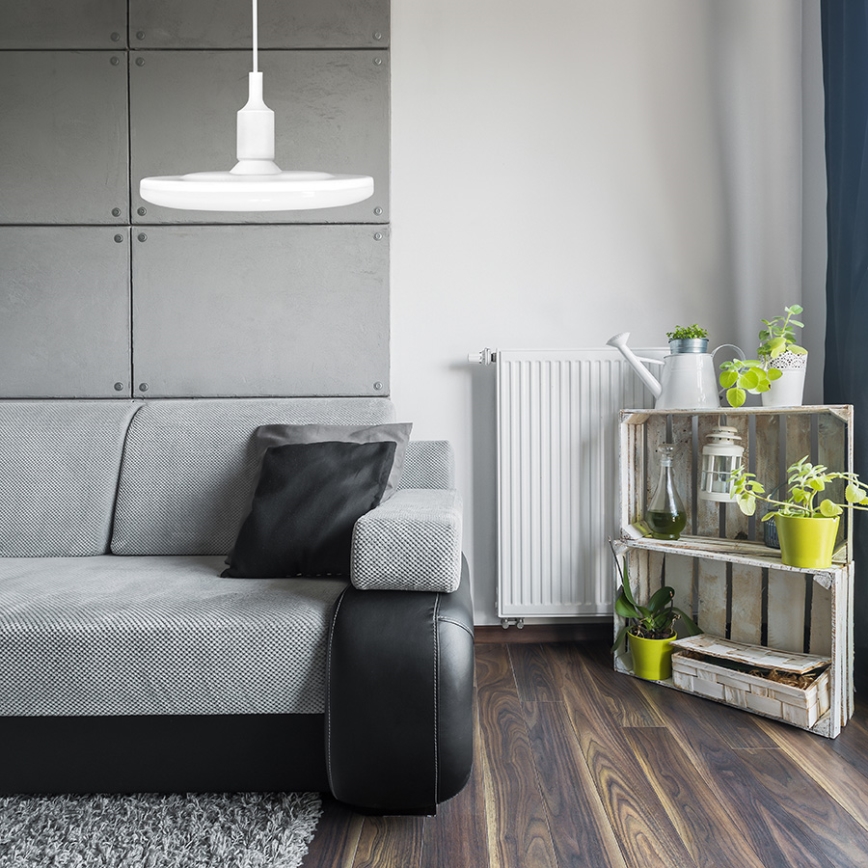 Lampa wisząca KIKI E27/10W/230V biala