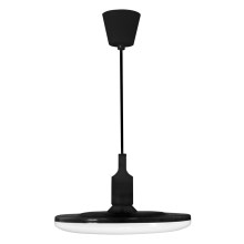 LED Lampa wisząca KIKI 1xE27/10W/230V czarna