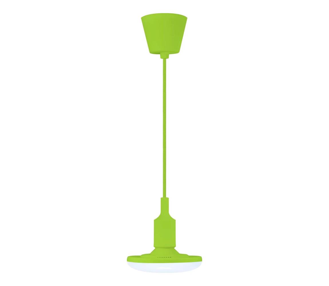 LED Lampa wisząca KIKI 1xE27/10W/230V zielona