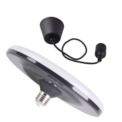 LED Lampa wisząca KIKI 1xE27/15W/230V czarna