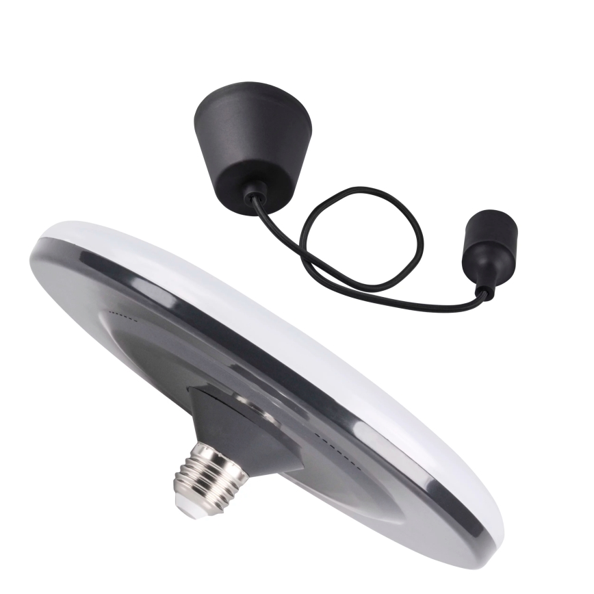 LED Lampa wisząca KIKI 1xE27/15W/230V czarna