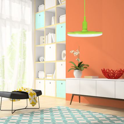 Lampa wisząca KIKI 1xE27/15W/230V zielona