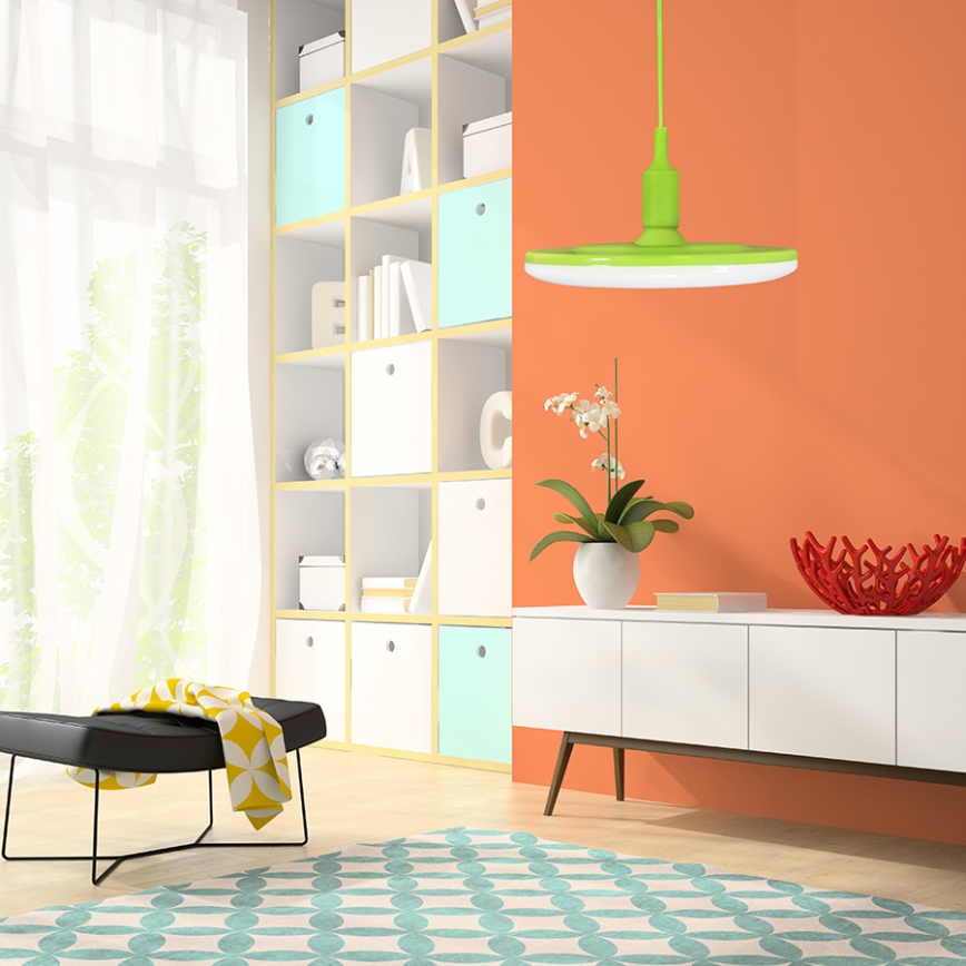 Lampa wisząca KIKI 1xE27/15W/230V zielona