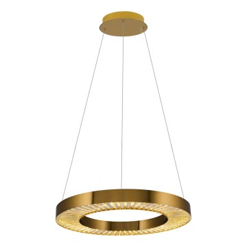LED Lampa wisząca na linkach JESI LED/35W/230V 3000K Ø 60 cm brązowa