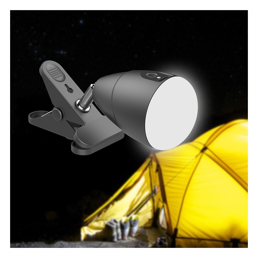 LED Lampa z klipsem CLIP LED/5W/5V 4000K