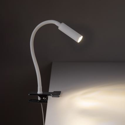 LED Lampa z klipsem LAGOS 1xG9/3W/230V 4000K biała