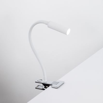 LED Lampa z klipsem LAGOS 1xG9/3W/230V 4000K biała