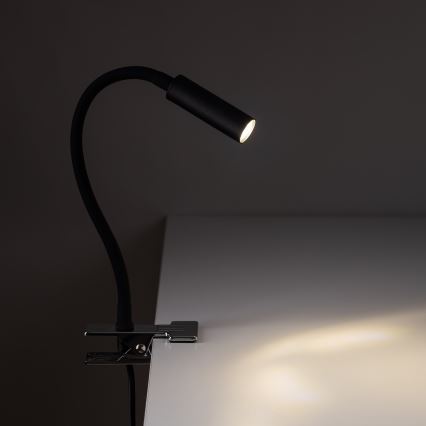LED Lampa z klipsem LAGOS 1xG9/3W/230V 4000K czarna