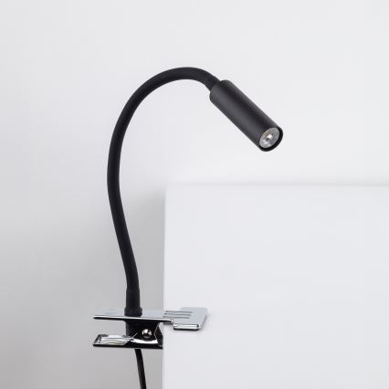 LED Lampa z klipsem LAGOS 1xG9/3W/230V 4000K czarna
