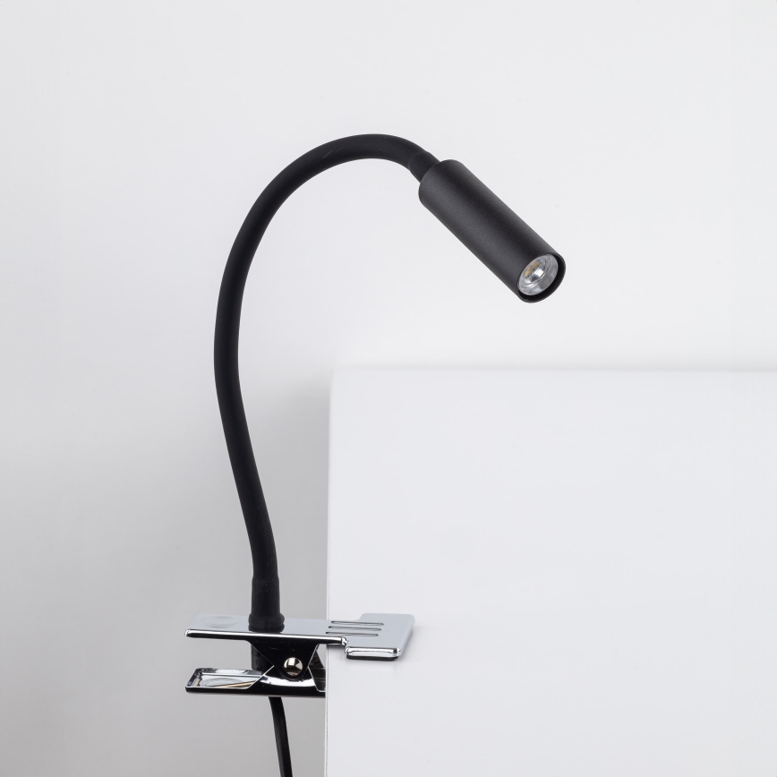 LED Lampa z klipsem LAGOS 1xG9/3W/230V 4000K czarna
