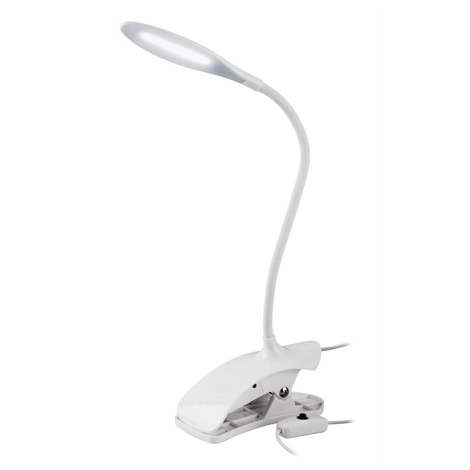 LED Lampa z klipsem LED/4,8W/USB