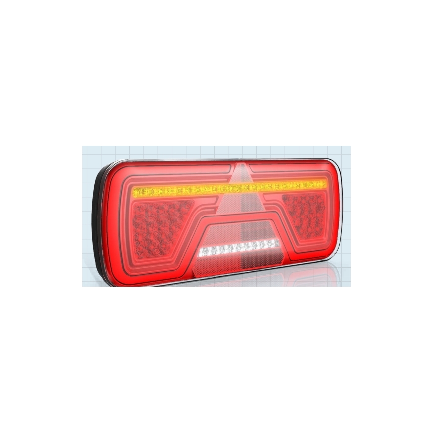 LED Lampa zespolona z kierunkowskazem dynamicznym LED/10-30V IP67 prawe