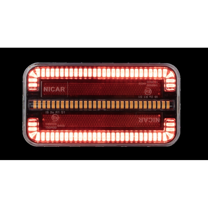 LED Lampa zespolona z kierunkowskazem dynamicznym LED/12-24V IP65