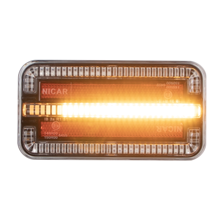 LED Lampa zespolona z kierunkowskazem dynamicznym LED/12-24V IP65