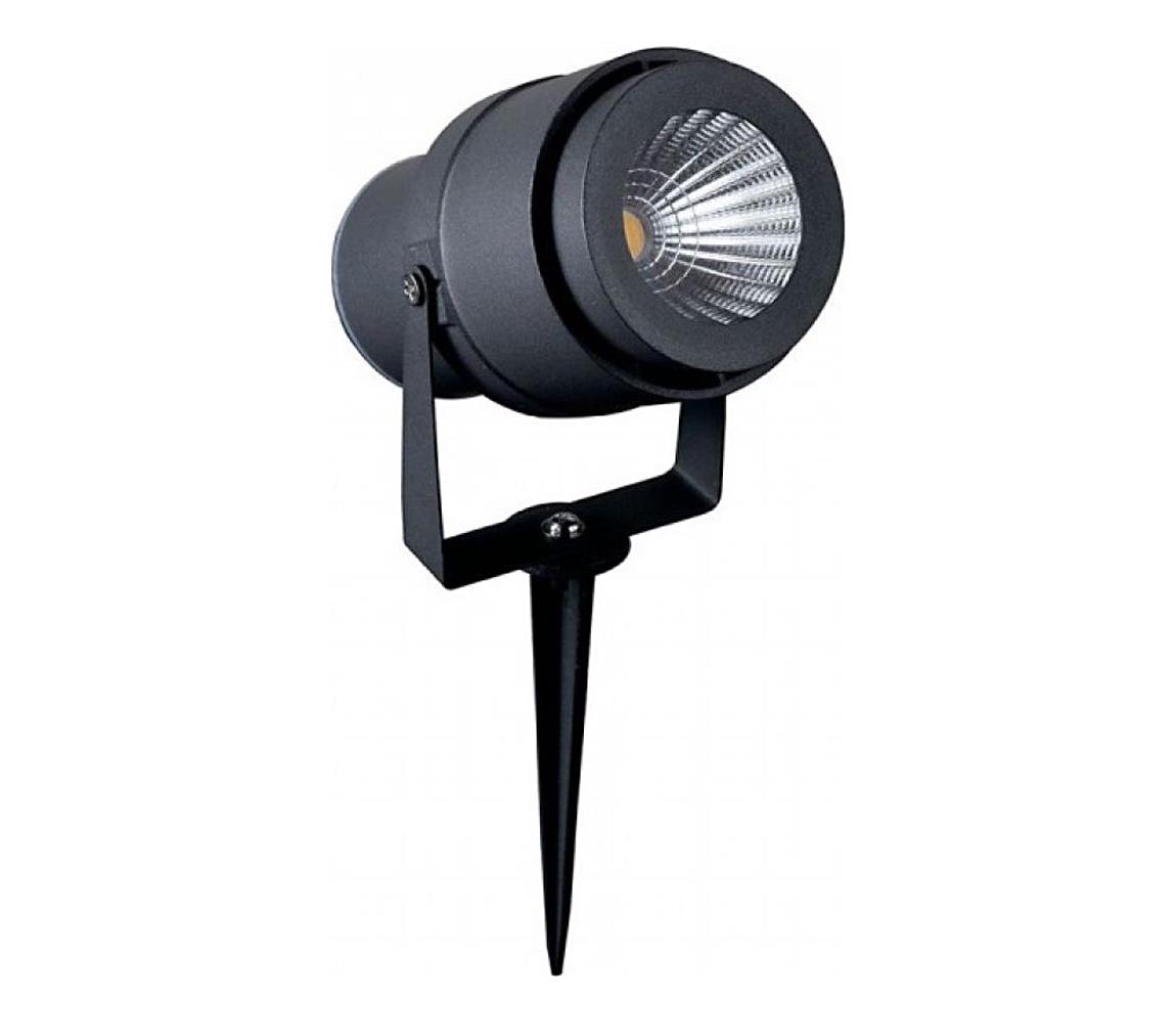 LED Lampa zewnętrzna LED/12W/100-240V IP65 3000K szara