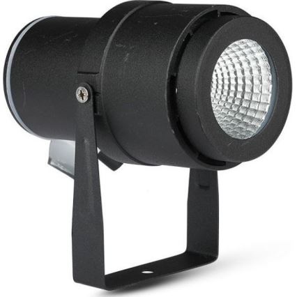 LED Lampa zewnętrzna LED/12W/100-240V IP65 4000K czarne