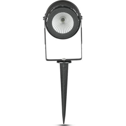 LED Lampa zewnętrzna LED/12W/100-240V IP65 4000K czarne